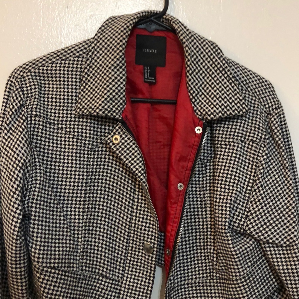 Patterned crop jacket - Picture 2 of 4